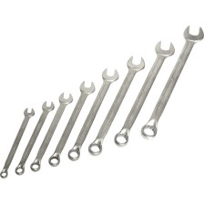 Juego de llaves combinadas en pulgadas, 8 piezas