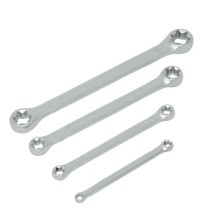 Juego de tensores de anillo de perfil E rectos, 4 unidades