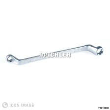 Llave de anillo Torx acodada E 6 x E 8