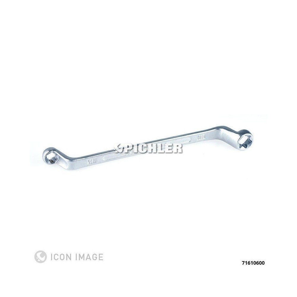 Llave de anillo Torx acodada E 6 x E 8