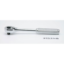 Trinquete reversible de 3/8' con botón de liberación rápida, empuñadura moleteada tipo N