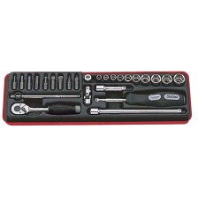 JUEGO DE VASOS 1/4'SQ.DR.