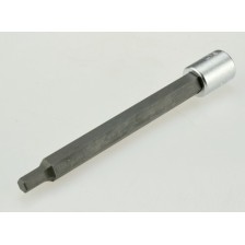 Inserto de vaso hexagonal de 5 x 100 mm, accionamiento de 1/4'