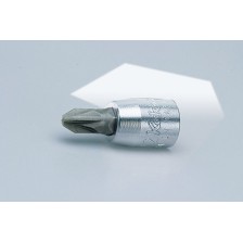 VASO DE PUNTA DE 1/4' CUADRADO Pozidirv N.° 1