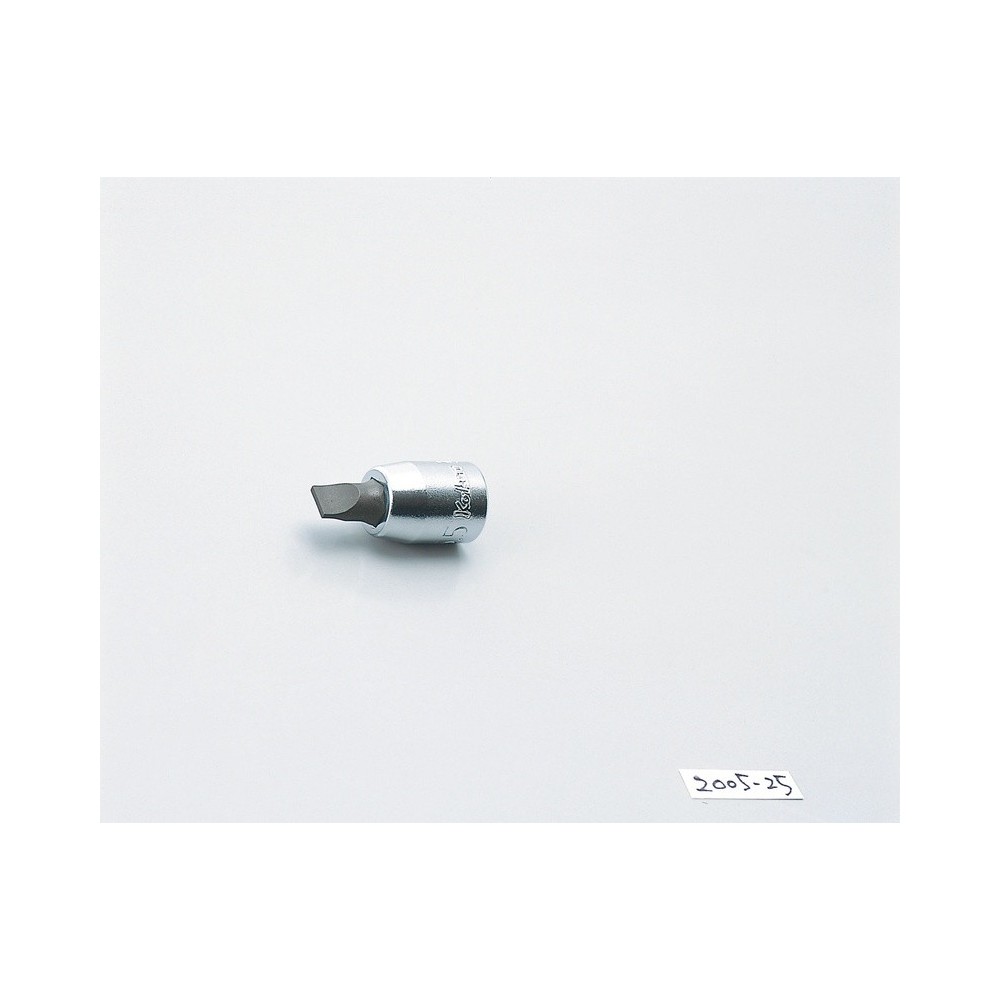 Vaso de punta de 1/4' para cabeza ranurada