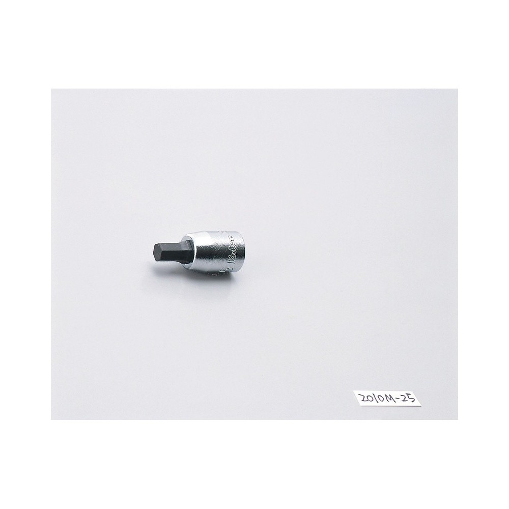 VASO CON PUNTA HEXAGONAL 1/4' DIÁMETRO CUADRADO 2 MM