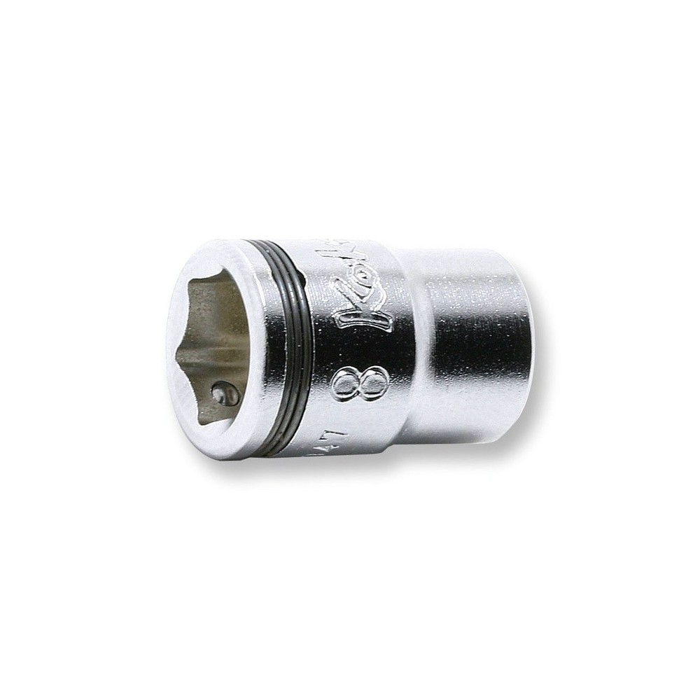 VASO CON AGARRE DE TUERCA DE 1/4' DE DR. CUADRADO DE 12 MM