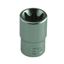 Vaso Torx E12 con accionamiento de 1/4