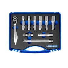 Juego de vasos para bujías de 3/8'