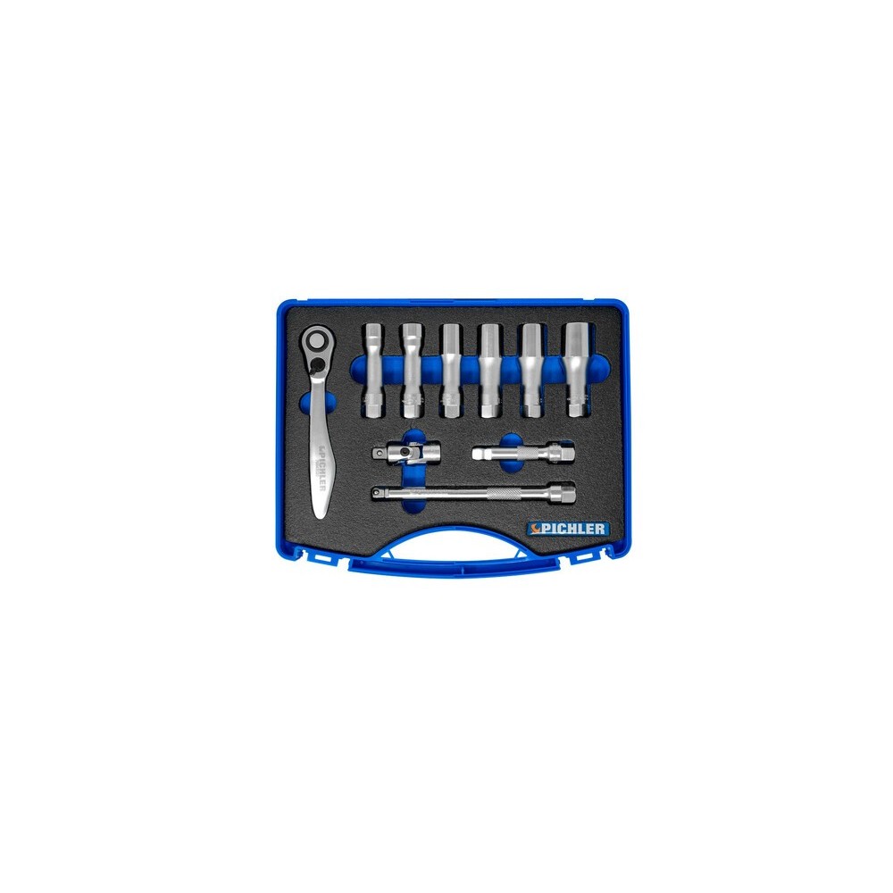 Juego de vasos para bujías de 3/8'