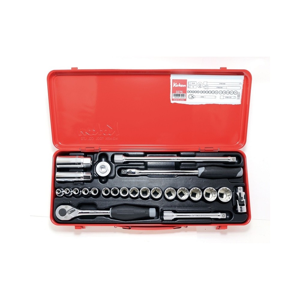 JUEGO DE VASOS 3/8'SQ.DR.