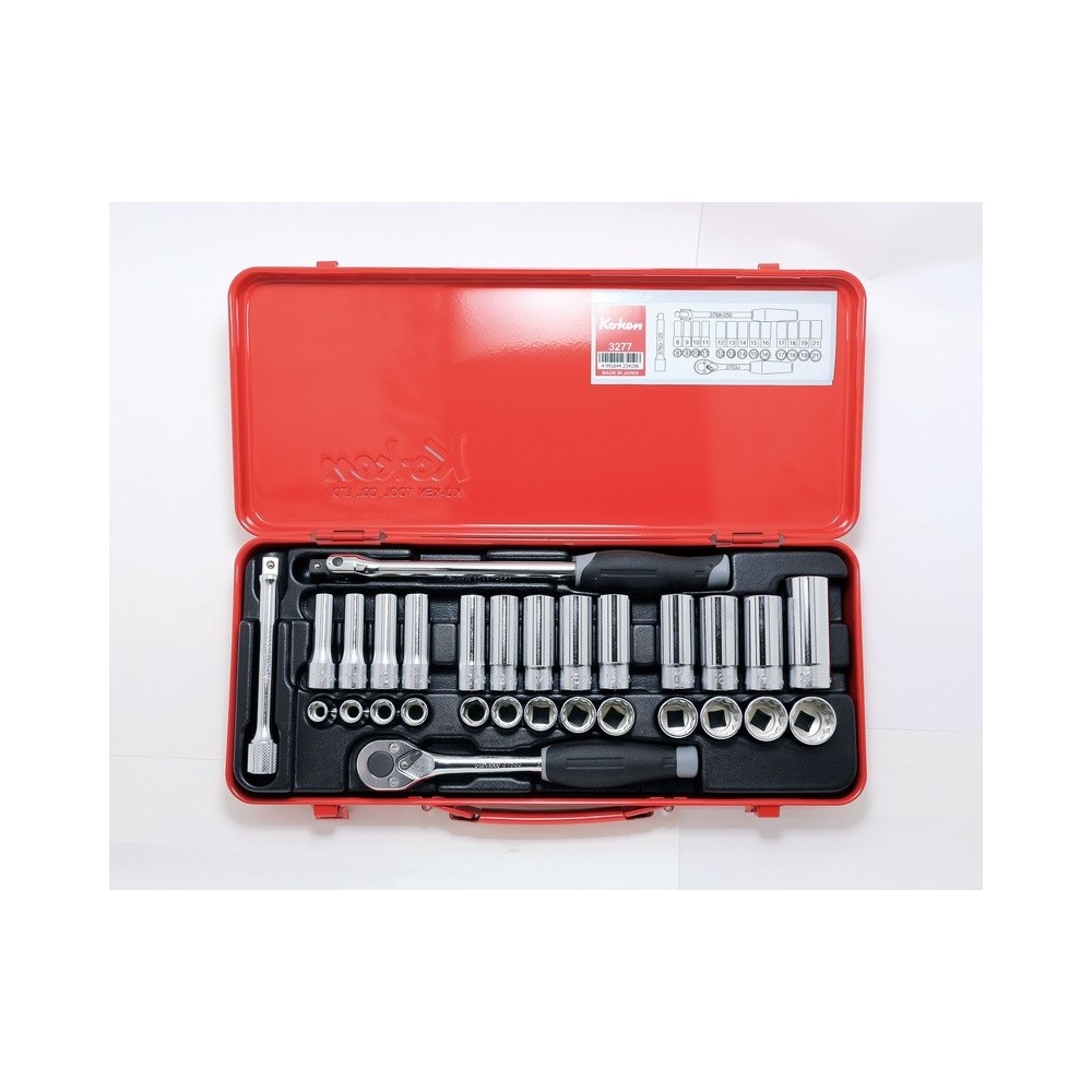 JUEGO DE VASOS 3/8'SQ.DR.