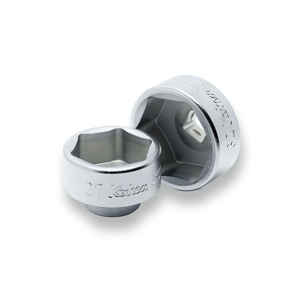 LLAVE PARA FILTRO DE ACEITE DE 3/8' DE DR. CUADRADO DE 32 MM