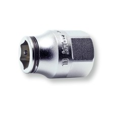 Dado con agarre de tuerca de 3/8', con accionamiento hexagonal adicional