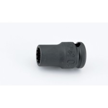 VASO DE IMPACTO DE 3/8' CUADRADO, PARED DELGADA, 12 PZ, 13 MM