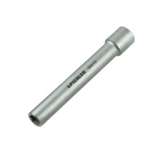 Vaso pasante - SW 10, 120 mm de largo, 6 puntas, accionamiento 3/8