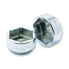 Dado de 1/2', extra corto, 6 puntas, 46 mm para tuercas centrales de piñón de motocicleta