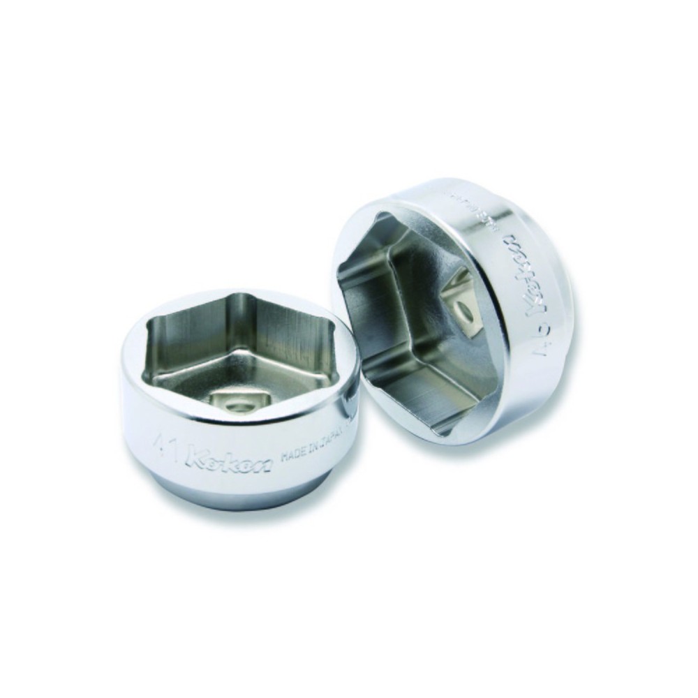 Dado de 1/2', extra corto, 6 puntas, 46 mm para tuercas centrales de piñón de motocicleta