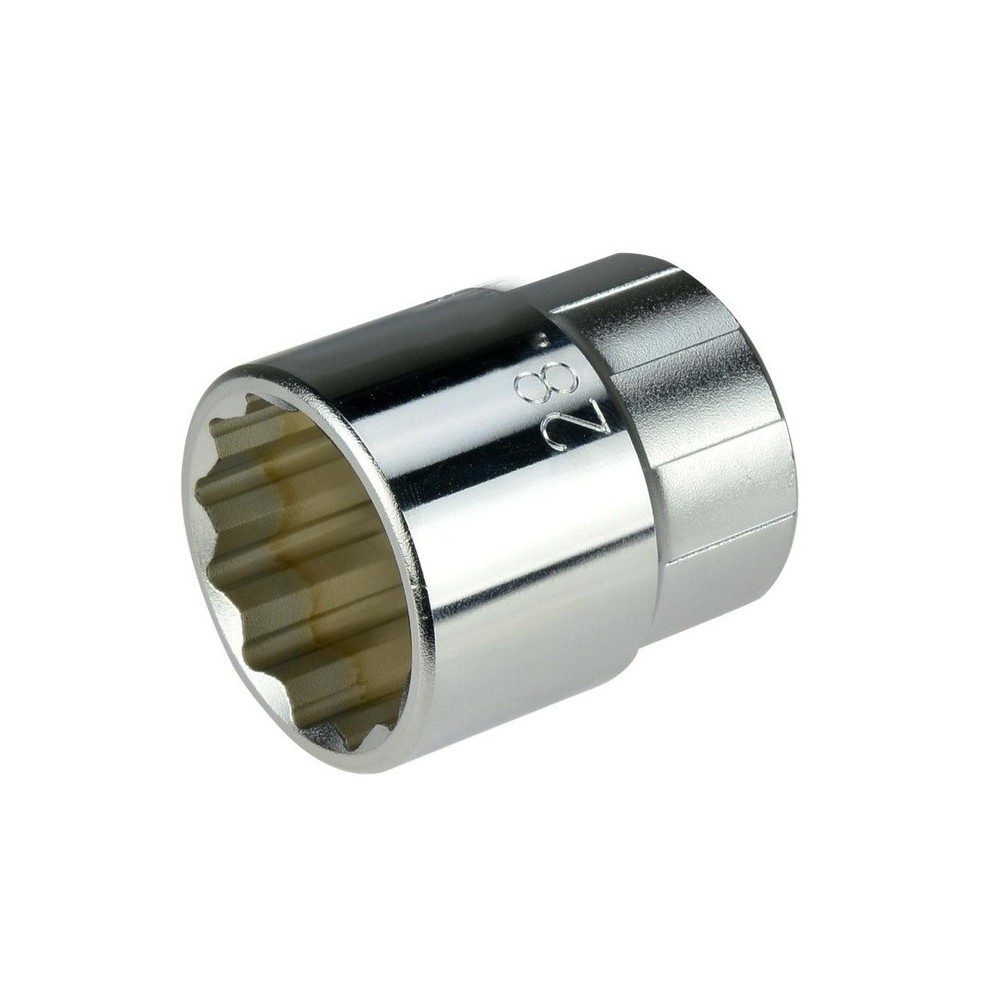 Dado de 1/2', 12 puntas, 28 mm SW 28