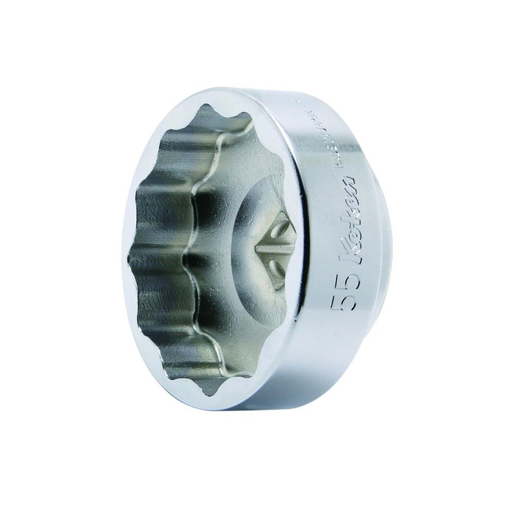 Dado extra corto de 12 puntas SW55 A 1/2' para tuercas de rueda trasera de motocicleta