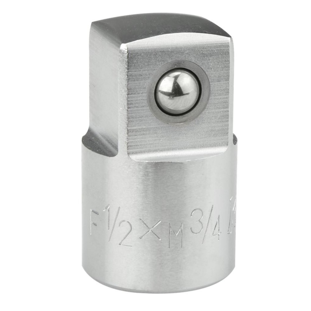 Adaptador de reducción: 1/2', salida: 3/4', longitud: 60 mm