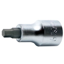 VASO CON PUNTA HEXAGONAL DE 1/2' DE DIÁMETRO CUADRADO, 9 MM DE LONGITUD, 50