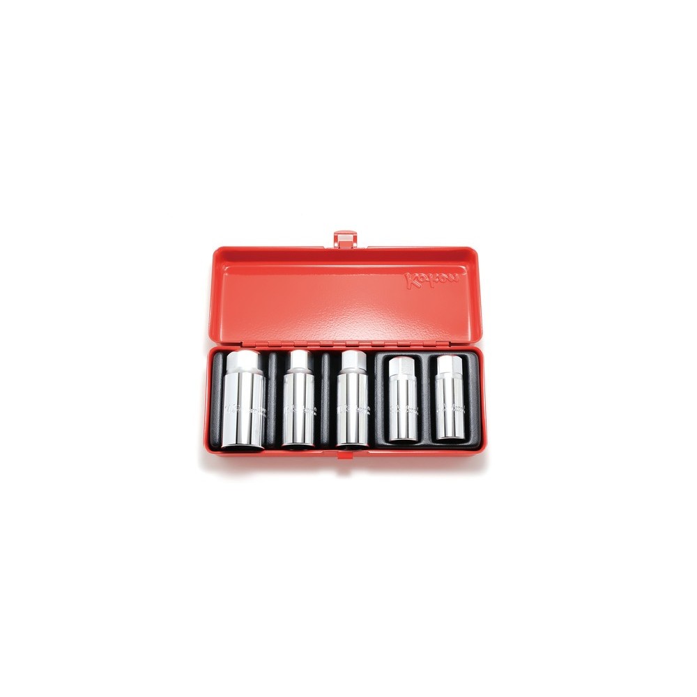 JUEGO DE EXTRACTORES DE TORNILLOS Y ESPÁRRAGOS DE 1/2' CUADRADO