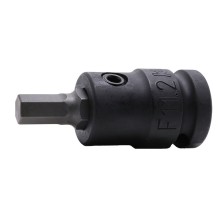 Portapuntas de impacto de 1/2' más punta de 7/16' DIN3126 E11.2, Inhex