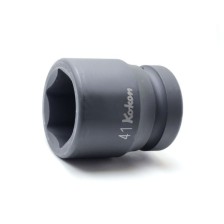 VASO DE IMPACTO DE 1' DE DIÁMETRO CUADRADO, PARED DELGADA, 6 PUNTOS, 21 MM