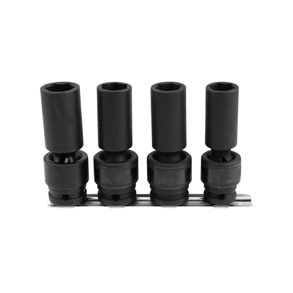 Juego de rótulas SEK A.1/2' (4 piezas). Resistente a impactos, 16-17-18-19 mm.