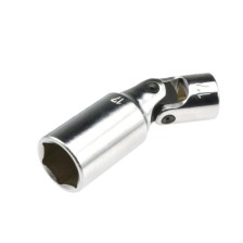 Vaso de unión universal hexagonal de 3/8' x 75 mm de largo 17 mm. 31 mm