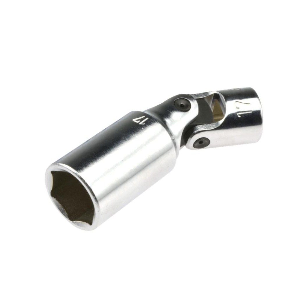 Vaso de unión universal hexagonal de 3/8' x 75 mm de largo 17 mm. 31 mm