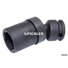 Vaso de rótula hexagonal 'Impact' de 10 mm, 57 mm de longitud, entrada de 3/8'