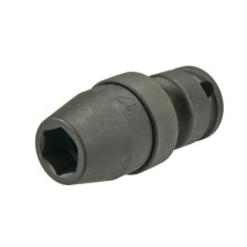 Vaso de rótula hexagonal 'Impact' de 12 mm, 57 mm de longitud, entrada de 3/8'