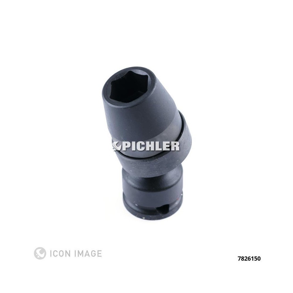 Vaso de rótula hexagonal 'Impact' de 15 mm, 59 mm de largo, entrada de 3/8'