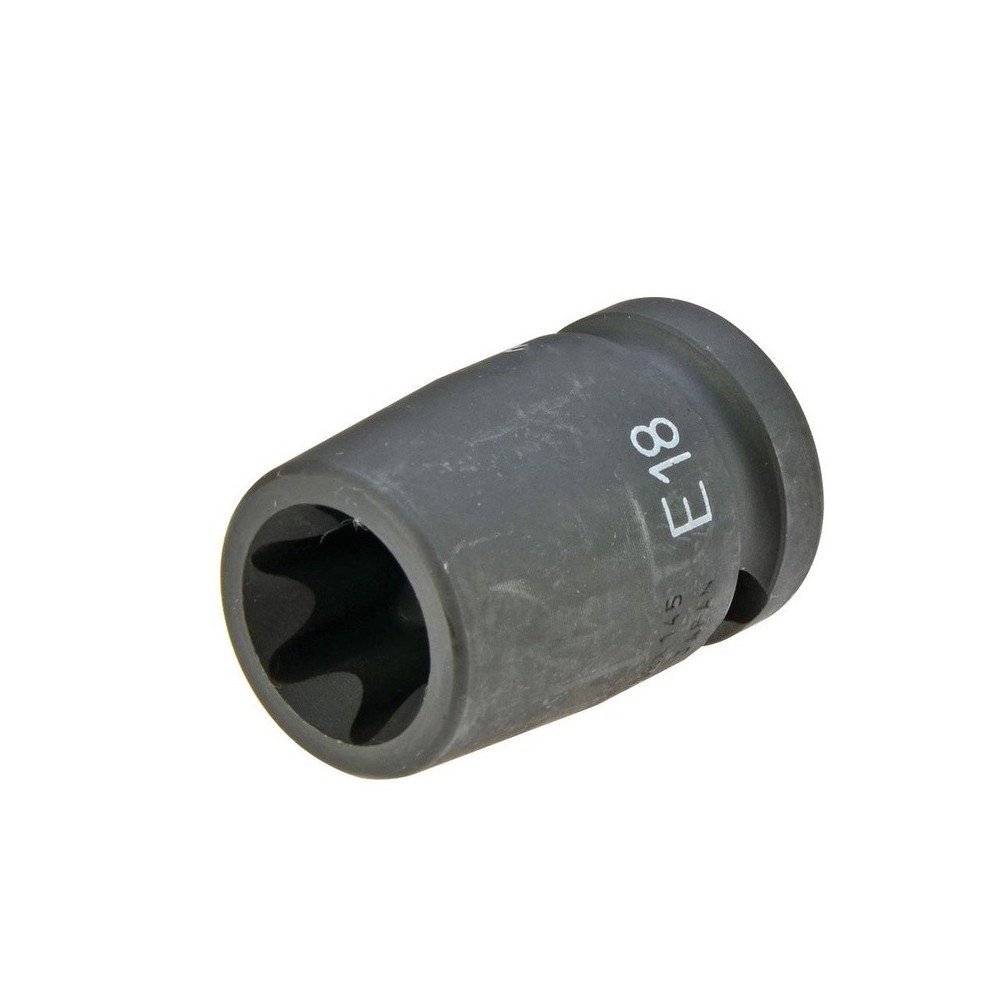 Dado de impacto E-Torx de ½', resistente a impactos