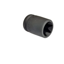 Dado de impacto E-Torx con accionamiento E 24 de ½', resistente a impactos