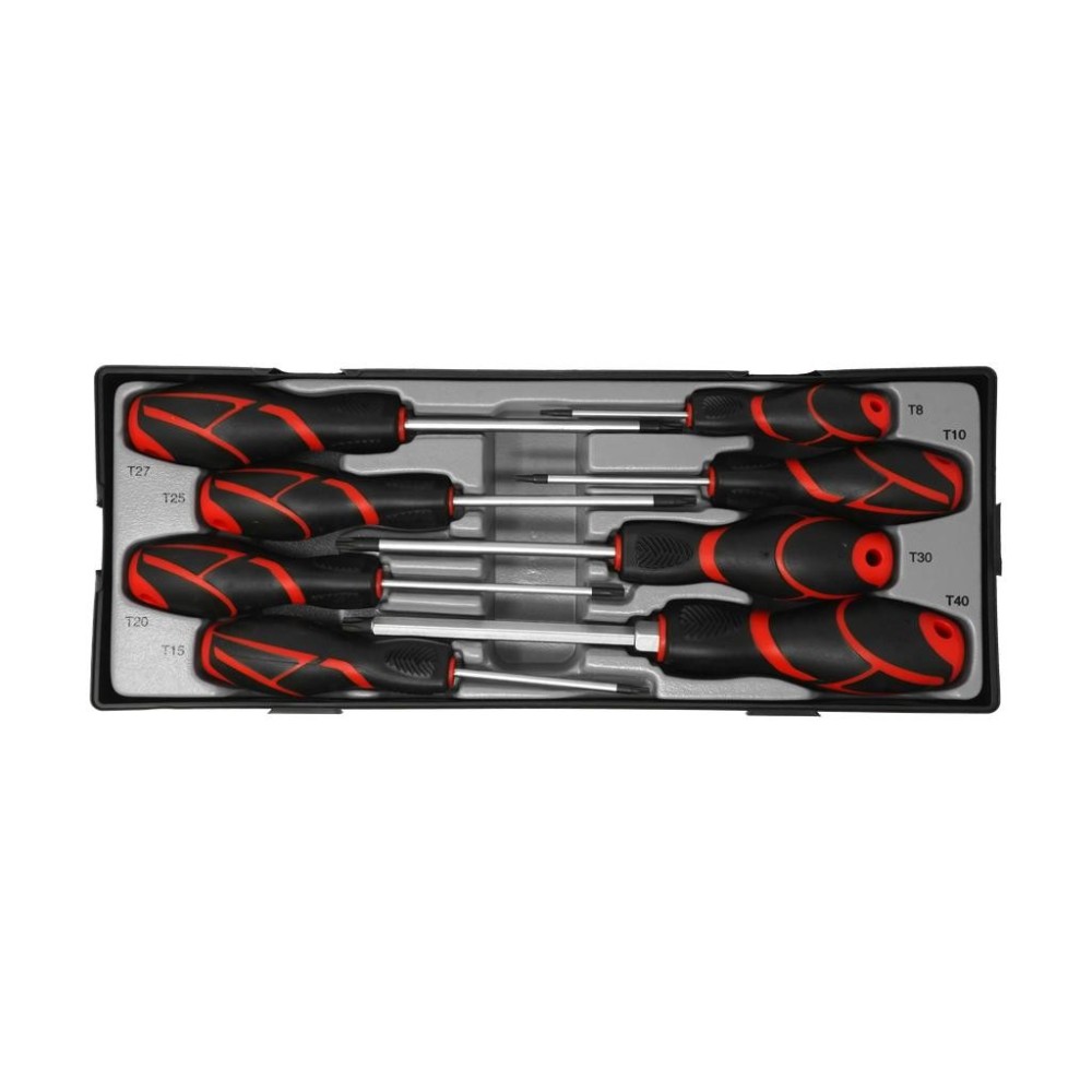 Juego de destornilladores Torx, 8 piezas, TX8 a TX40