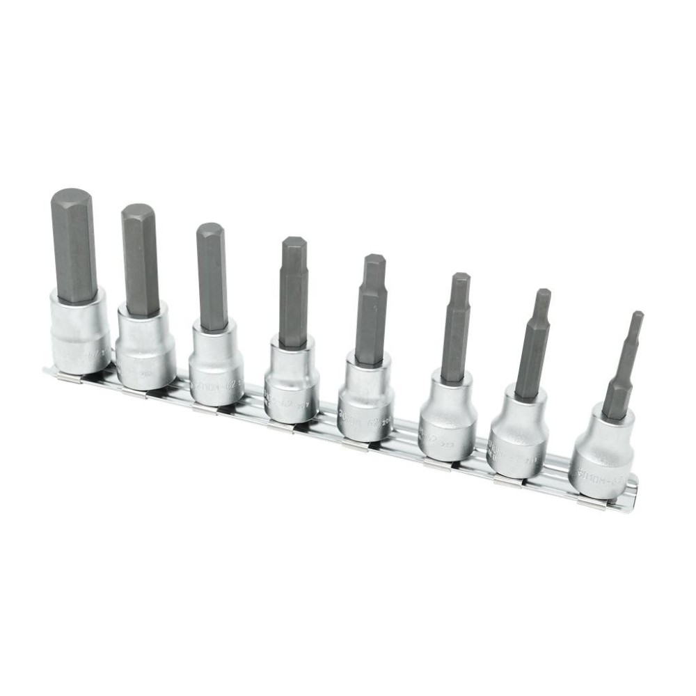 Insertos de enchufe hexagonal de 3/8' de longitud y 62 mm de 3 a 12 mm