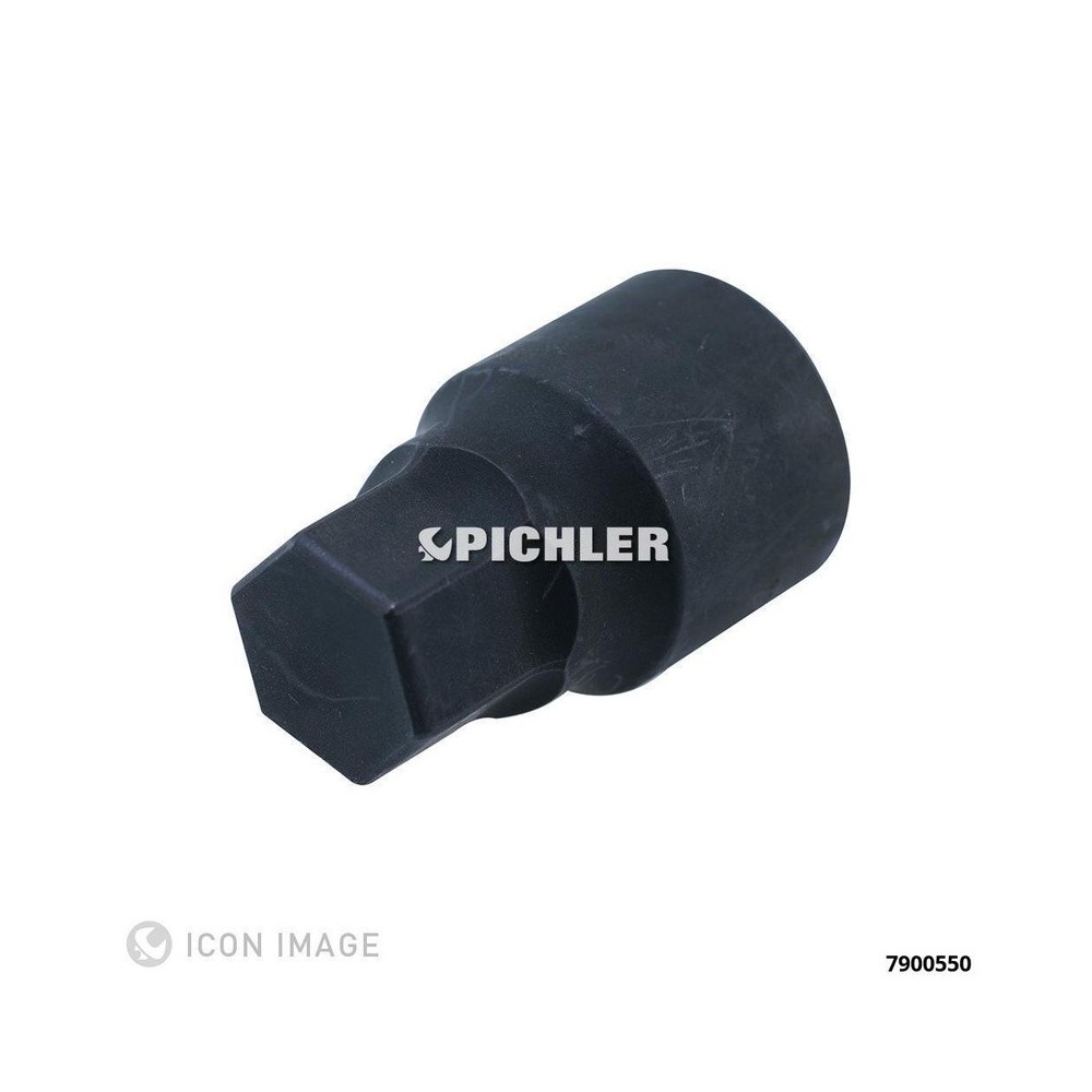 Inserto de vaso hexagonal 4012M con accionamiento de 1/2' SW 5 x 43