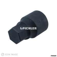 Inserto de vaso hexagonal 4012M con accionamiento de 1/2' SW 19 x 43