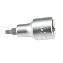Inserto de vaso hexagonal 4010M con accionamiento de 1/2' SW 4 x 50 mm