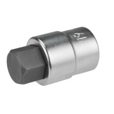 Inserto de vaso hexagonal 4010M con accionamiento de 1/2' SW 19 x 50 mm