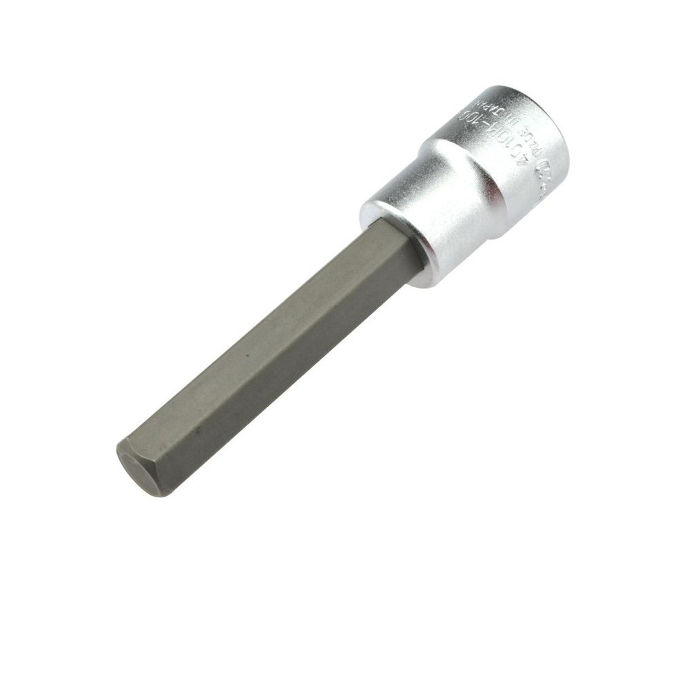 Inserto de vaso hexagonal 4010M con accionamiento de 1/2' SW 12 x 100 mm