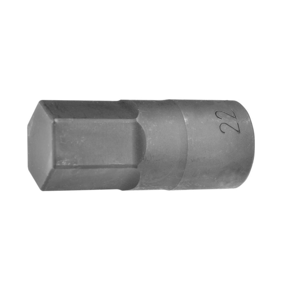 Inserto de vaso hexagonal de 1/2' SW 22 x 60 mm