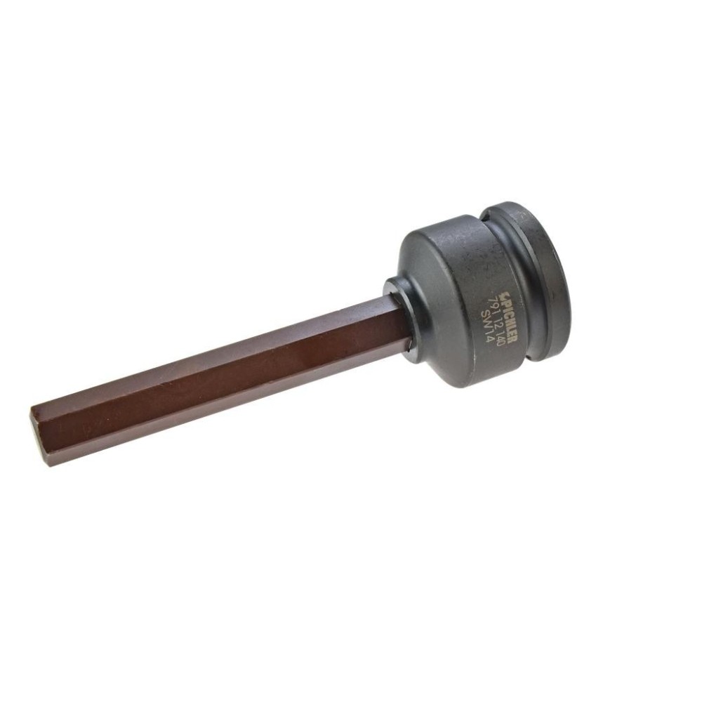 Inserto de vaso hexagonal SW14 'Impact' extra largo, accionamiento de 140 mm, 3/4'