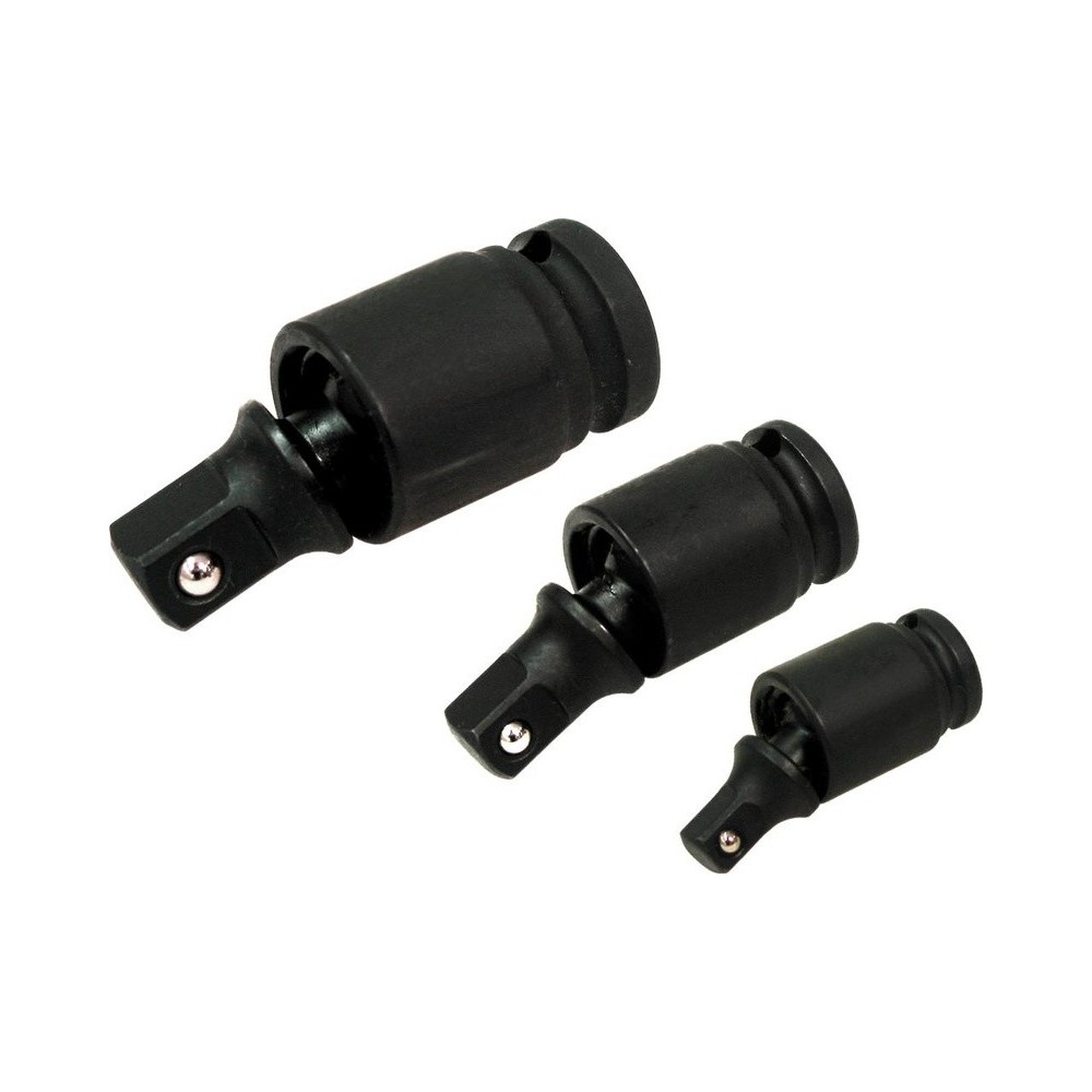 Adaptador combinado de rótula Juego de impacto poligonal 1/4' 3/8' 1/2' bloqueable, giratorio 30°