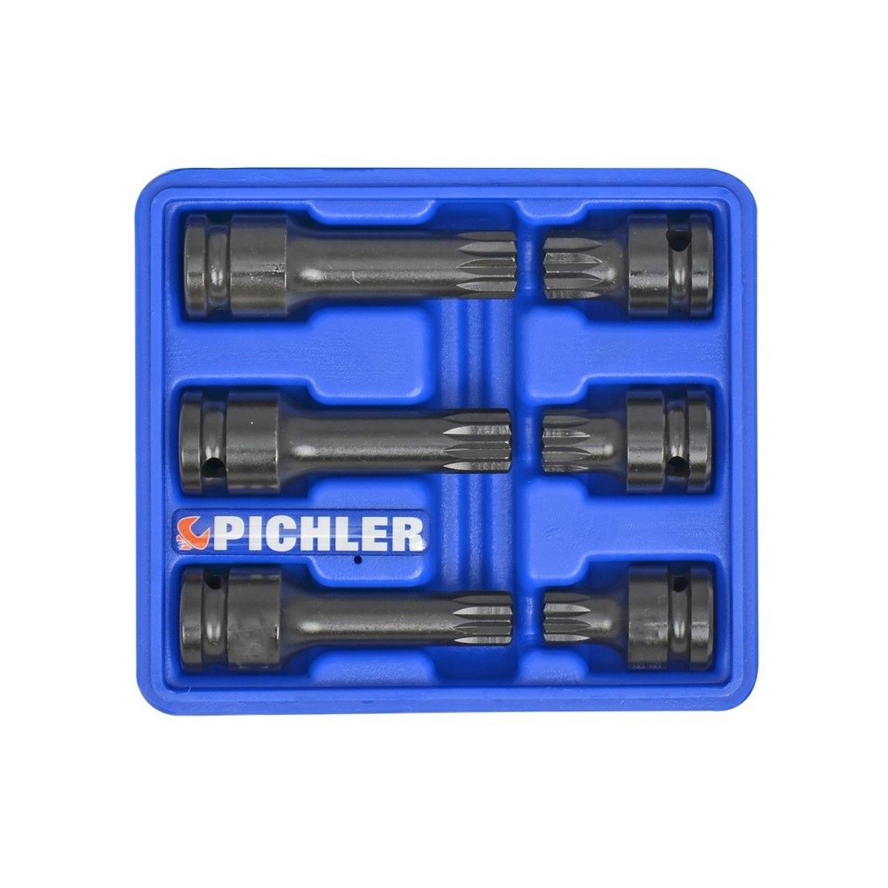 Insertos de vaso XZN de ½', 6 piezas