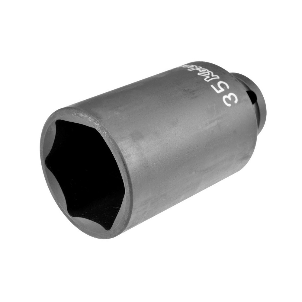 Vaso de impacto de 1/2' de largo, hexagonal, de pared delgada SW 35, p. ej., tuerca de retención PSA