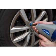 Juego de vasos de impacto de 3 piezas, 17/19/21 mm 1/2', amortiguadores de vibraciones, protector de plástico giratorio